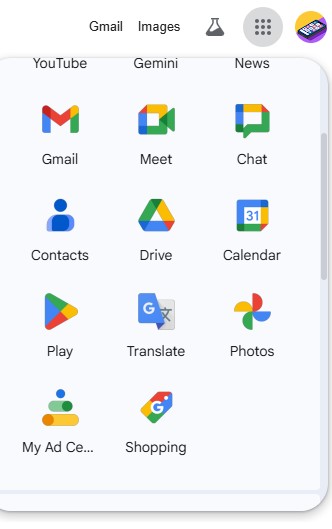 click on the Google Drive icon in your Chrome Tab